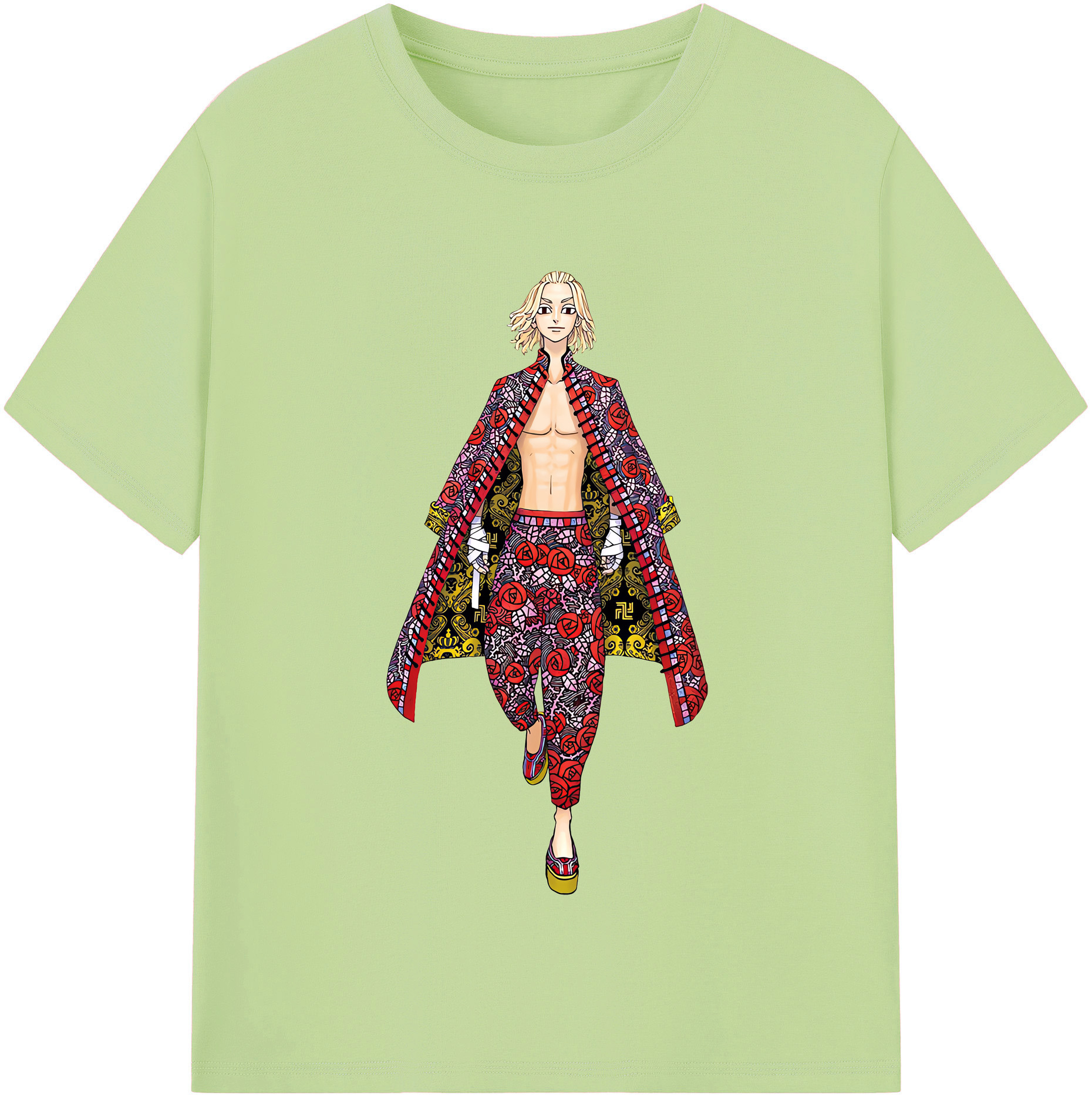 （画像用） 東京リベンジャーズ Tokyo Revengers 綿100％半袖Tシャツ（フロントプリント）